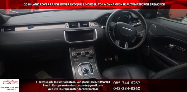 2018 LAND ROVER RANGE ROVER EVOQUE 2.0D FOR PARTS! 369318829