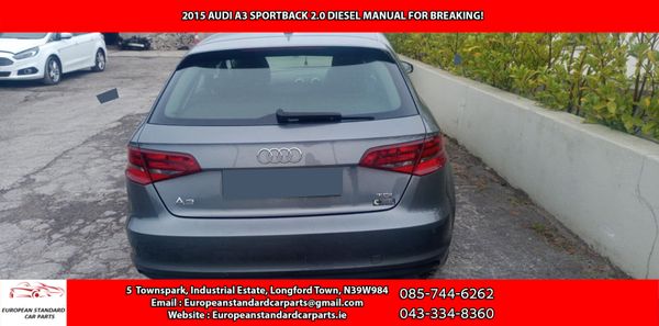 2015 AUDI A3 2.0 TDI FOR FOR BREAKING 369319383