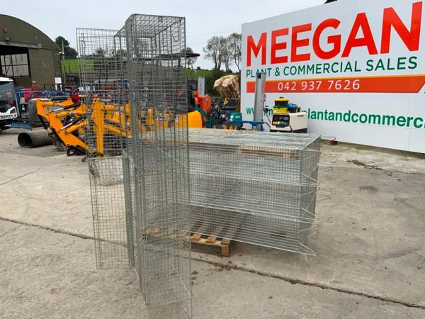 WIRE MESH 6 DOOR PERSONNEL LOCKERS. 369335962