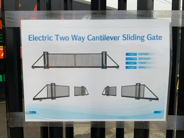 TWIN SIDE CANTILEVER SLIDING GATE........3974. 369745206