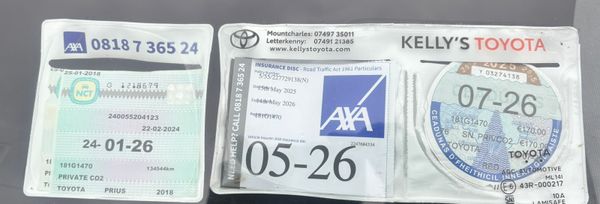 2018 TOYOTA PRIUS HYBRID IMMACULATE 369948426