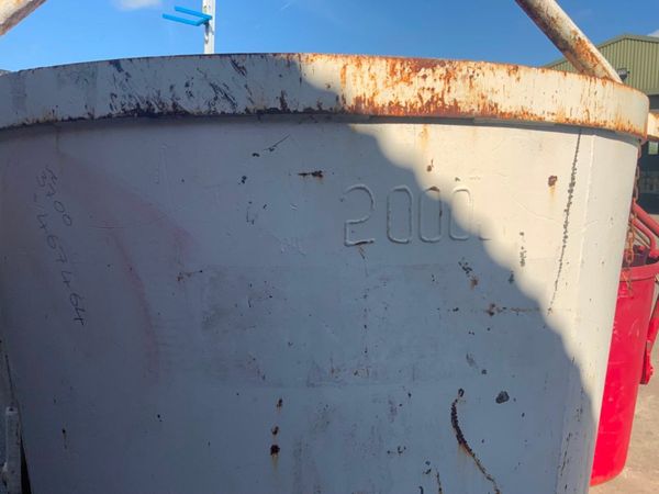 2000 litres SELF TIPPING CIRCULAR SKIP.......3707 360145783