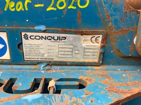 2020 CONQUIP PALLET FORKS....65mm PINS......3679. 360464888