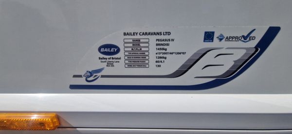 Bailey Pegasus Brindisi Caravan 360804767