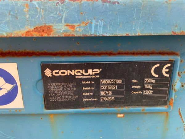 2023 CONQUIP SITE TIPPING SKIP.....4343-2. 360850154