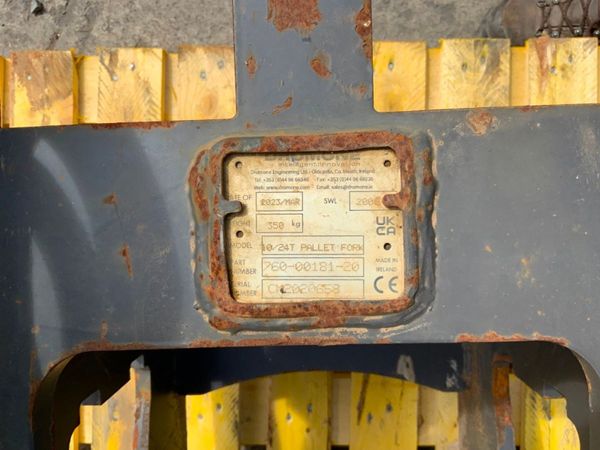 2023 DROMONE PALLET FORK ATTACHMENT.....3668. 360871955