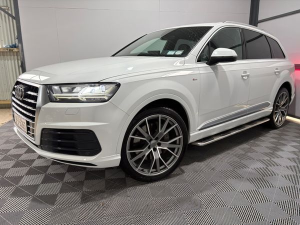 18 Audi Q7 S-Line 3.0 TDi Quattro 7 Seats 361147556