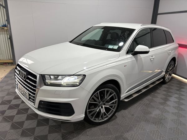 18 Audi Q7 S-Line 3.0 TDi Quattro 7 Seats 361147557