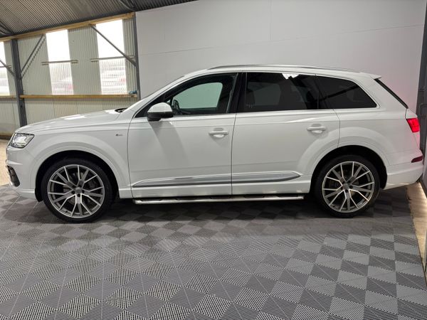 18 Audi Q7 S-Line 3.0 TDi Quattro 7 Seats 361147558