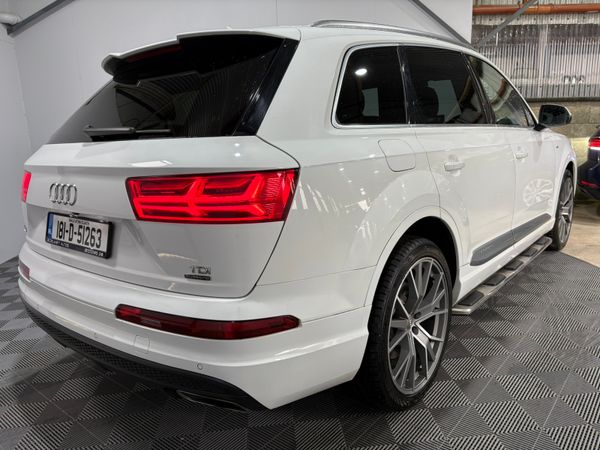 18 Audi Q7 S-Line 3.0 TDi Quattro 7 Seats 361147559