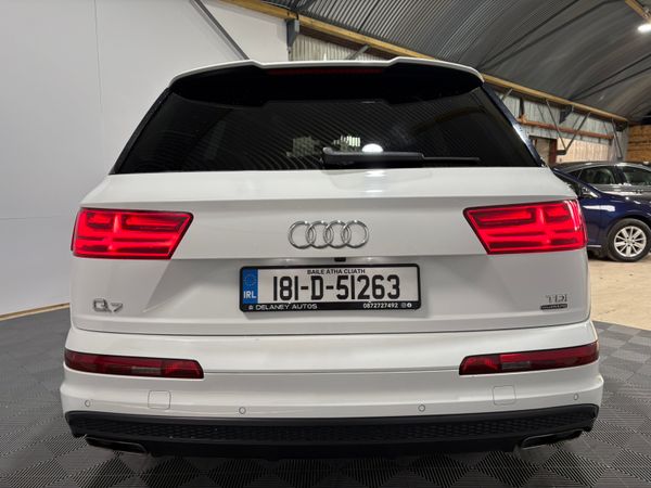 18 Audi Q7 S-Line 3.0 TDi Quattro 7 Seats 361147560