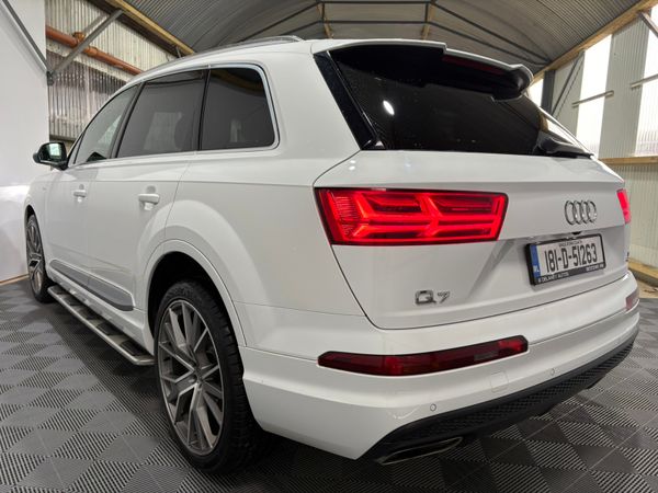 18 Audi Q7 S-Line 3.0 TDi Quattro 7 Seats 361147561