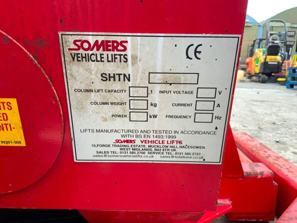 SOMER MOBILE COLUMN LIFTS.....7 TONNE.....3714 361797045