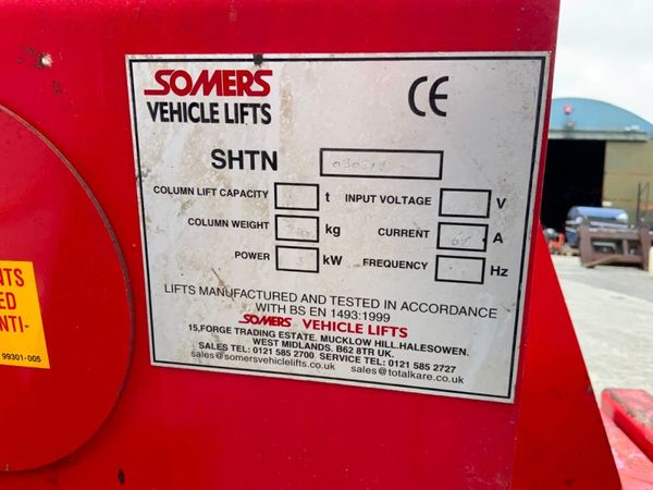 SOMER MOBILE COLUMN LIFTS.....7 TONNE.....3714 361797050