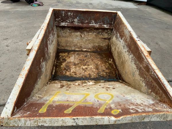 500lts CONQUIP SELF TIPPING BOAT SKIP.....179c. 362144556