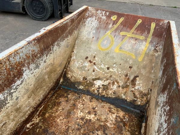 500lts CONQUIP SELF TIPPING BOAT SKIP.....179c. 362144557