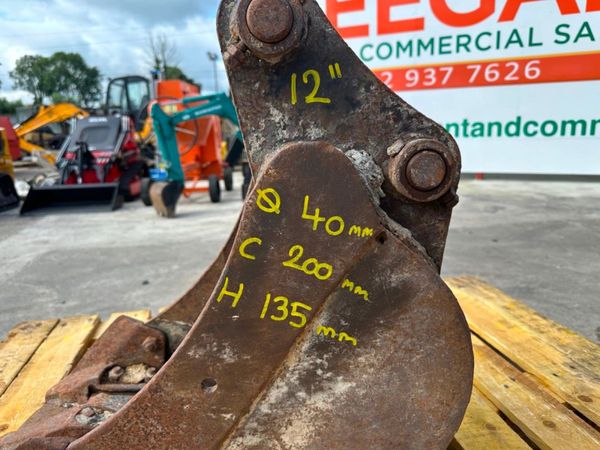 12 inch 40mm bucket #270-12 362450151