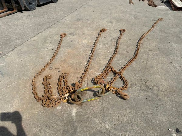 3.6 Metre ...13mm ...lifting chains 4 LEG .....17 362474044
