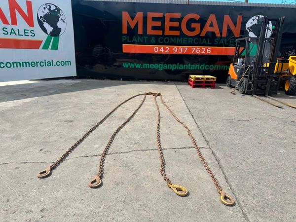 5.7 Metre ...11.2 ton ...lifting chains 4 LEG ... 362472970