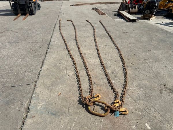 5.7 Metre ...11.2 ton ...lifting chains 4 LEG ... 362472972