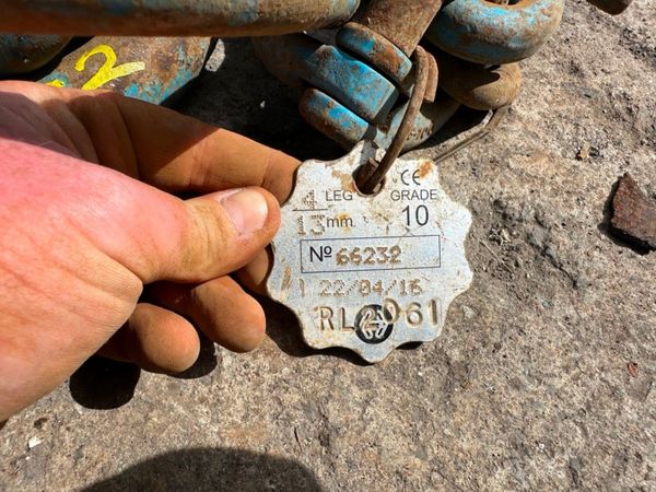 7.5 Metre ...14.1 ton ...lifting chains 4 LEG ... 362473142