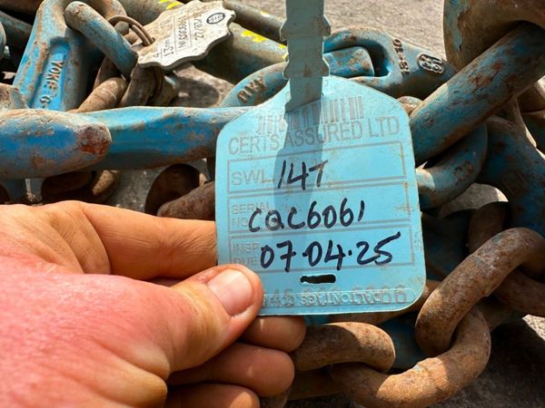5.4 Metre ...14 ton ...lifting chains 4 LEG ..... 362473589