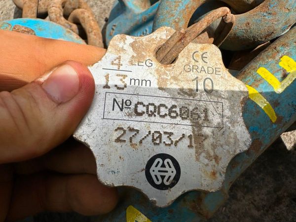5.4 Metre ...14 ton ...lifting chains 4 LEG ..... 362473590