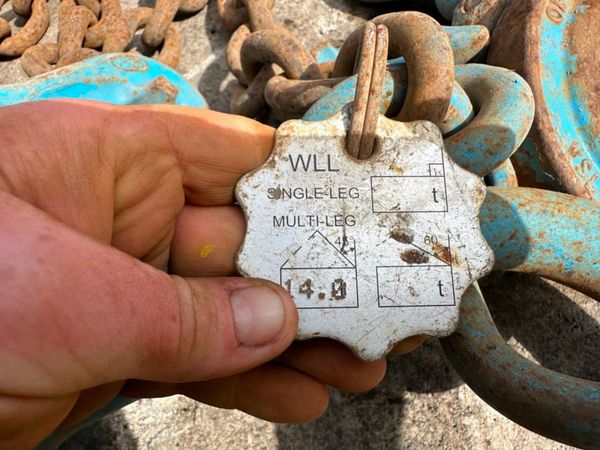 5.4 Metre ...14 ton ...lifting chains 4 LEG ..... 362473591