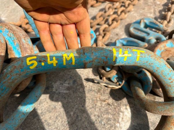 5.4 Metre ...14 ton ...lifting chains 4 LEG ..... 362473593