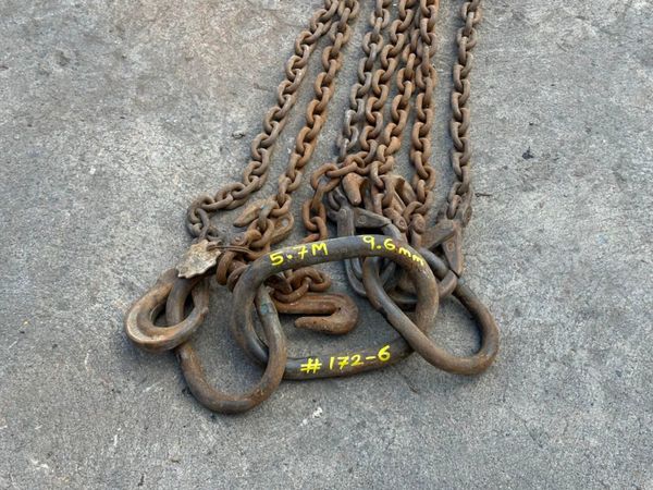 5.7 Metre ...9.6mm ...lifting chains 4 LEG .....1 362502084