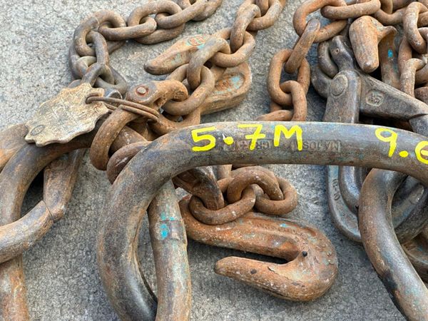 5.7 Metre ...9.6mm ...lifting chains 4 LEG .....1 362502086