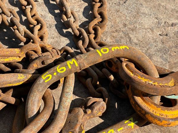 5.6 Metre ...6.7 ton ...lifting chains 4 LEG .... 362502443