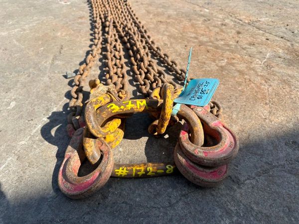 3.7 Metre ...6.7 ton ...lifting chains 4 LEG .... 362502688