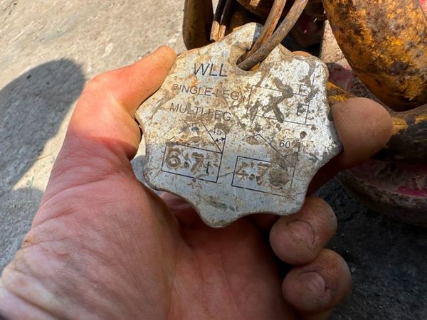 3.7 Metre ...6.7 ton ...lifting chains 4 LEG .... 362502693