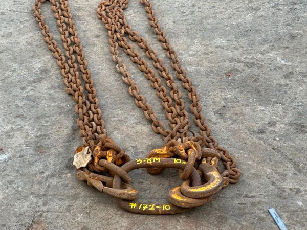 3.8 Metre ...6.7 ton ...lifting chains 4 LEG .... 362502856