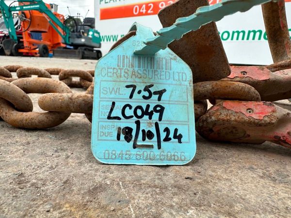 2.8 Metre ...7.5 TON ...lifting chains 2 LEG .... 362594865