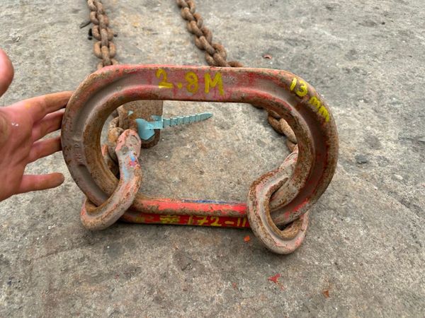 2.8 Metre ...7.5 TON ...lifting chains 2 LEG .... 362594861