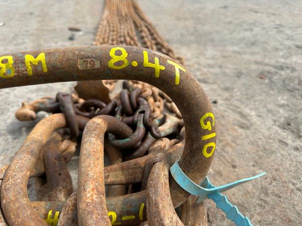 5.8 Metre ...8.4 ton ...lifting chains 4 LEG .... 362595109