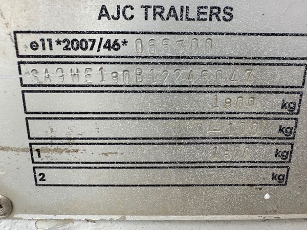 AJC SINGLE AXLE WELFARE UNIT 6 MAN ....0018 362592326
