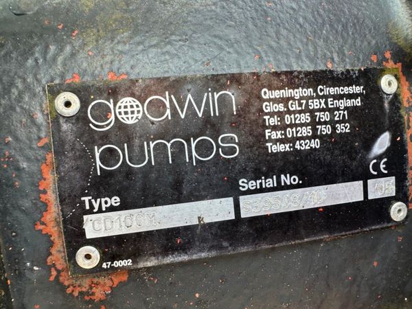 4 INCH ... GODWIN WATER PUMP ....512T 362839000