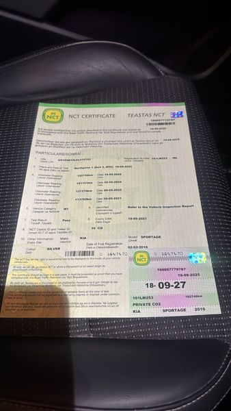 Kia Sportage 2016 EX 1.7 CRDi NCT 09-27 374961980