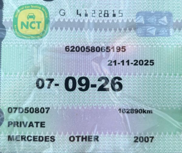 2007 Mercedes A-Class A150 1.5 Nct 09/26 Tax 12/25 375018308