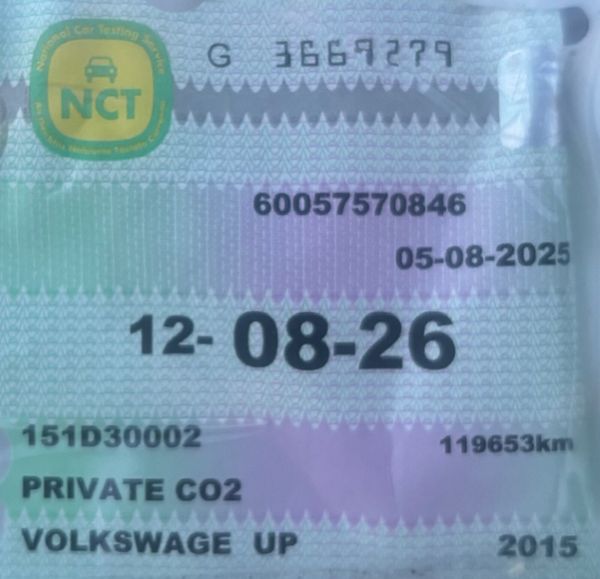 2015 Volkswagen Up! 1.0 Take Up Nct 08/26 375018537