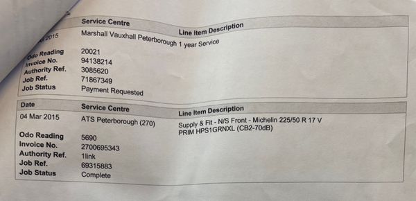 2015 Vauxhall Zafira 1.6 CDTI S 7 Seater Nct 05/26 375019633