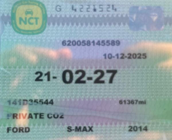 2014 Ford S-Max 2.0 TDCI Titanium Nct 02/27 375021609