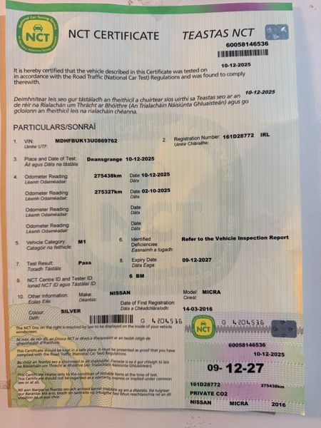 Stunning Micra New: NCT 2027. Clutch Tyres Service 375049282