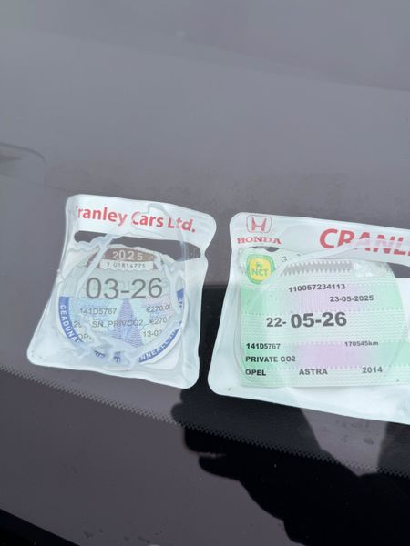 Opel Astra 2014 1.4 petrol NCT&TAX 376502112