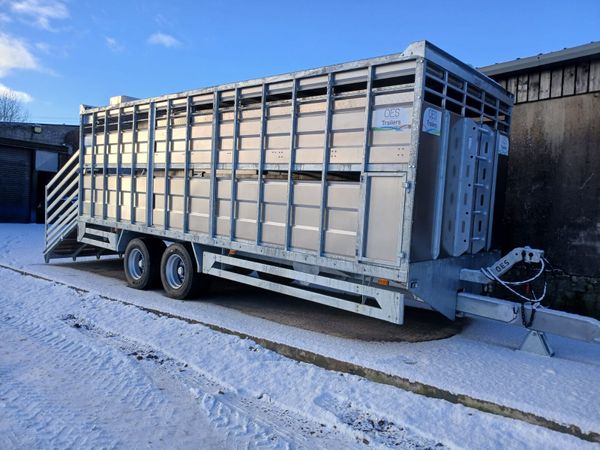 New 24 Ft OES cattle trailer 376527912