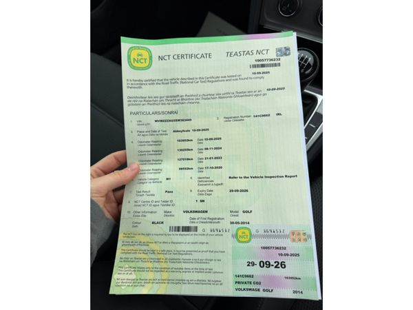 Volkswagen Golf New NCT - CL 1.2 TSI MANUAL 6SPEED 377028534