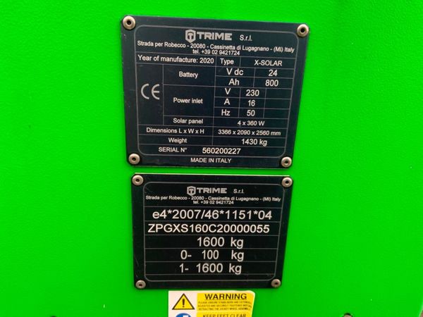 2020 TRIME X-SOLAR LED LIGHTING TOWER......1234t. 370183715
